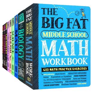 Everything You Need to Ace in One Big Fat Notebook 美国中学生优等生学霸课堂笔记 畅销学科工具参考书 学科知识 英文原版