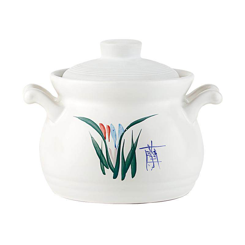 康舒纯色家用陶瓷干烧不裂砂锅