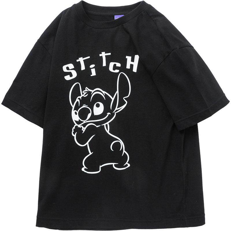 巴拉巴拉男童短袖t恤女童纯棉打底衫儿童夏装中大童纯色印花亲子