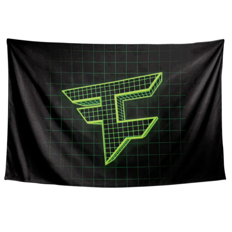 FAZE战队CSGO反恐精英电竞海报粉丝应援旗帜周边装饰背景挂布门帘