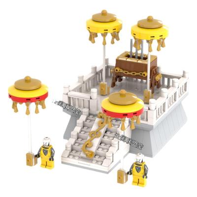 MOC拼插积木清朝明军小颗粒