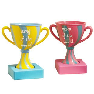 CMYD原创款马克杯陶瓷杯奖杯水杯情侣对杯伴手礼杯子小孩圣诞礼物