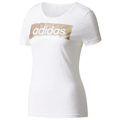 Adidas/阿迪达斯正品 夏季新款女子运动圆领套头短袖T恤 CD1981