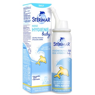 Sterimar舒德尔玛法国小海豚婴儿洗鼻器进口生理海盐水鼻塞喷雾剂