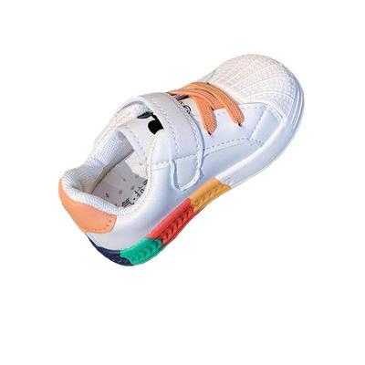 宝宝鞋子春秋1-2-3岁男女童透气防滑运动鞋婴儿软底学步小白板鞋