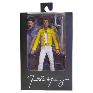 NECA 安格斯杨 邦斯科特 皇后乐队吉他手主唱7寸人偶手办模型玩具