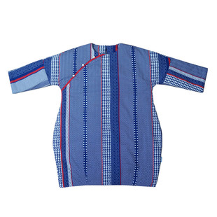 更牌童装 冬季新品儿童夹棉中式连衣裙茧型棉袍