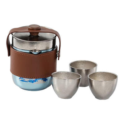 ETIBEI新款纯钛旅行茶具套装