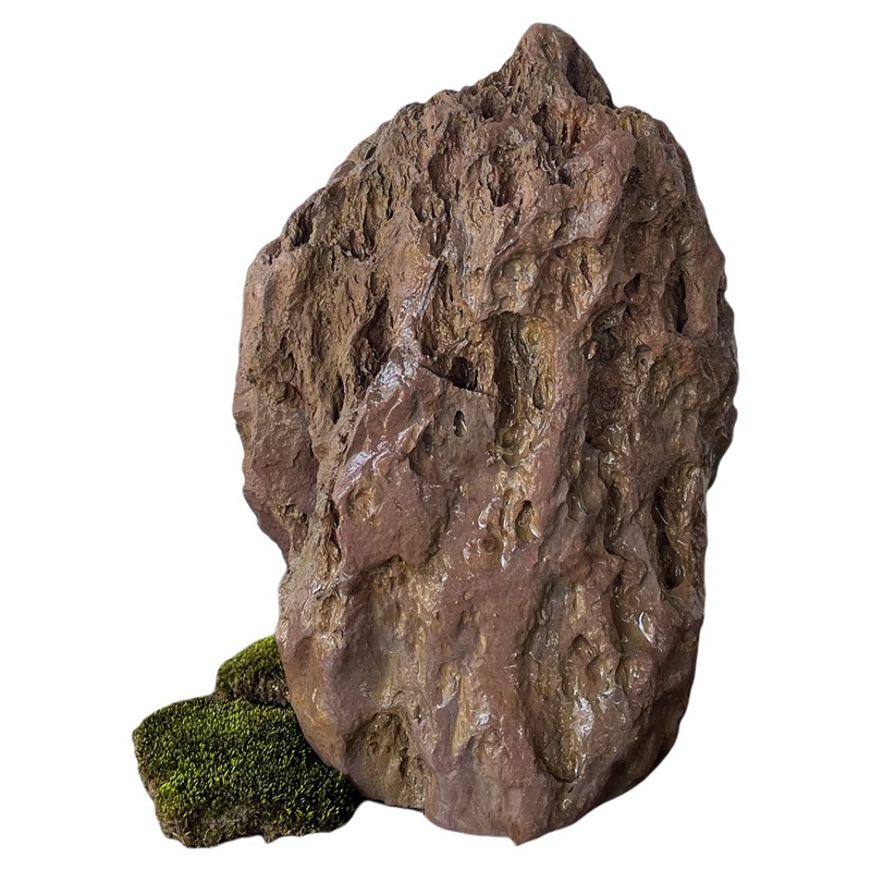 溪流石松皮石鱼缸造景石一石一拍