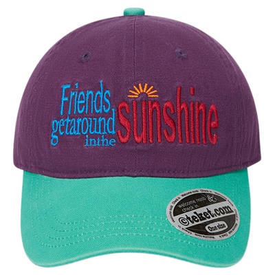 teket美式学院风复古拼色软顶刺绣鸭舌帽子女韩版棒球帽显脸小潮