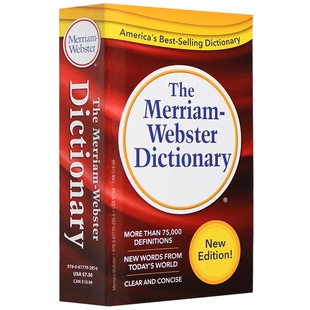 新版韦小红 韦氏英语词典 英文原版 The Merriam Webster Dictionary英英字典美语辞典 搭单词的力量Word Power Made Easy字根词根