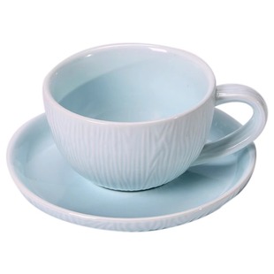 陶瓷咖啡杯大口径拉花拿铁杯专业比赛卡布奇诺杯子咖啡馆出品定制