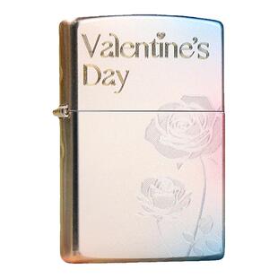 zippo打火机正品玫瑰的故事煤油火机防风生日礼物送男友生