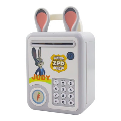 正版授权疯狂动物城电动存钱罐