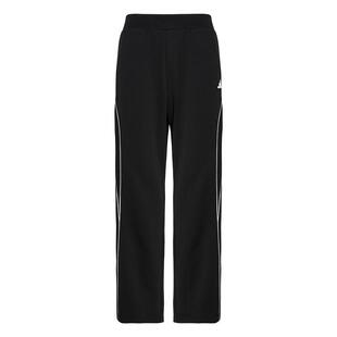 新年款时尚宽松拼接侧开排扣篮球抓绒运动裤男秋冬adidas阿迪达斯