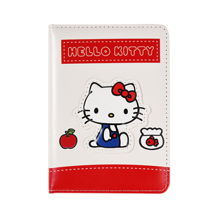 Joytop悦木三丽鸥凯蒂猫手账本皮面绑带本A6hellokitty笔记本记事本可爱卡通防水本子彩色空白内页kt新款本