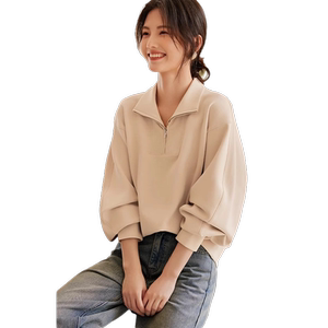 德绒卫衣女户外弹力抓绒衣防静电