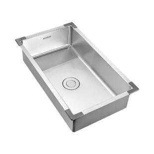 摩恩槽中槽沥水篮盆中盆不锈钢碗碟架手工水槽干湿分离洗菜盆厨房