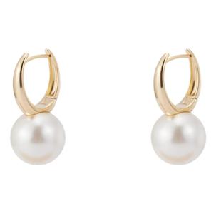 AJIDOU阿吉豆耳环女款珍珠耳钉专柜同款时尚耳钉配饰百搭珍珠耳饰