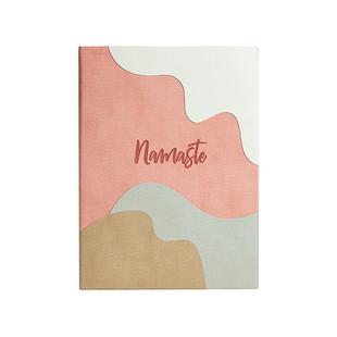 b5笔记本本子高颜值女生办公工作会议记事本可定制印logo大学生考研读书摘抄简约加厚横线手帐本软皮日记本子