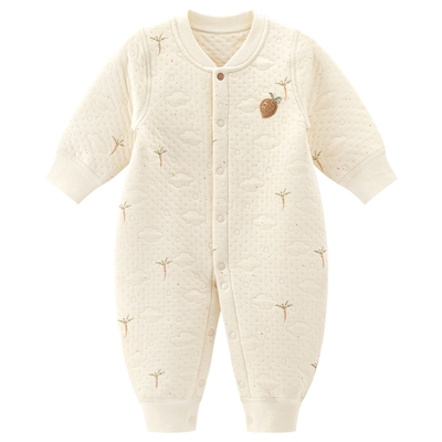 乖奇熊秋冬季男女宝宝保暖哈衣