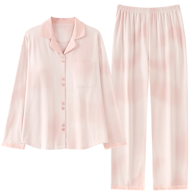 都市丽人纯棉睡衣女春秋款