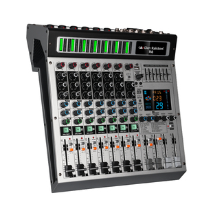 格伦士顿8路/12路调音台专业均衡蓝牙混响演出直播K歌会议音控台