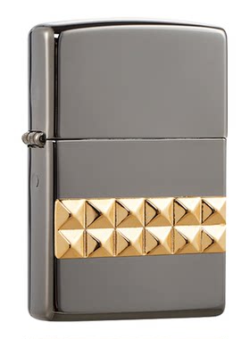 zippo打火机正品镶嵌徽章送礼