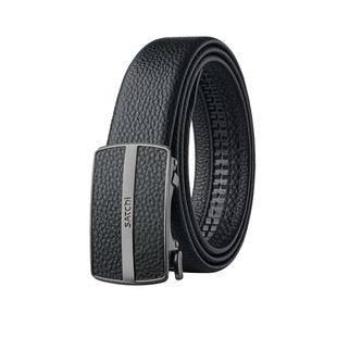 沙驰皮带男士真皮商务时尚裤带正品休闲青年头层牛皮自动扣腰带