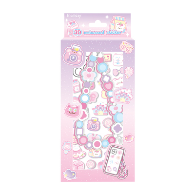 inamazy手机链套装diy贴纸串珠手帐贴纸女孩儿童手账少女心手工