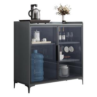 岩板餐边茶水柜办公室酒店客厅家用多功能柜水桶柜咖啡机底单门柜