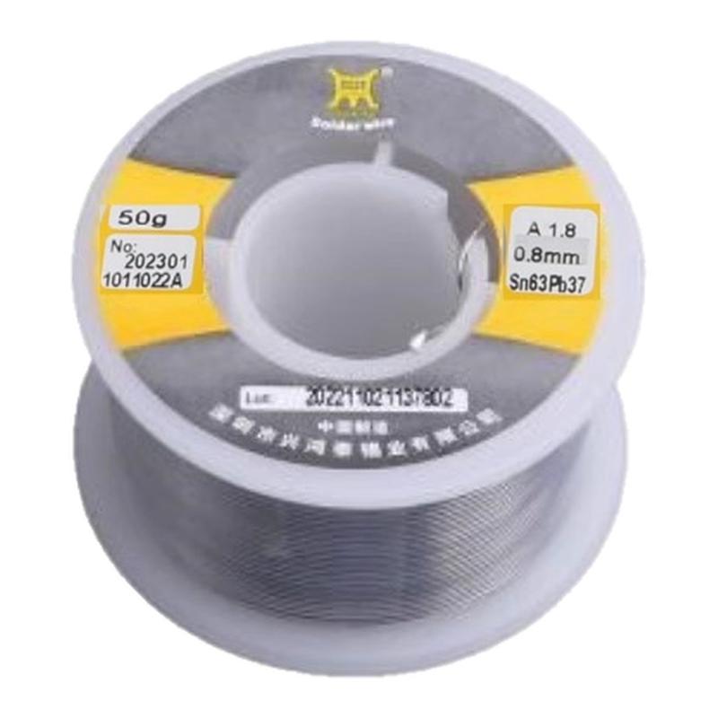 锡丝/锡线 XHT(兴鸿泰)有铅焊锡丝 Sn63Pb37 Φ0.8mm 50G/锡线1卷