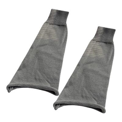 袜套女秋冬针织小腿日系jk配雪地靴加厚保暖显瘦白色冬季堆堆腿套