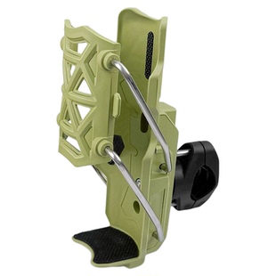 自适应折叠水杯架高品质摩托车支架自行车踏板电动车通用水壶支架