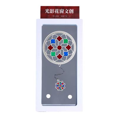 岭南满洲窗金属透光书签冰箱贴广东省粤港澳大湾区博物馆旅游文创纪念品高档精致古典中国风小礼物定制学生用