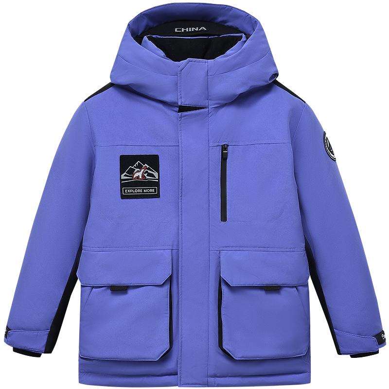 【蓄热升温】波司登儿童羽绒服极寒工装派克男童羽绒服亲子同款