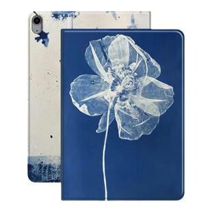 蓝色扎染适用iPad第十代/10.2英寸/mini7/iPadPro2022款12.9/Air4/5油画复古简约平板保护套艺术生壳来图定制