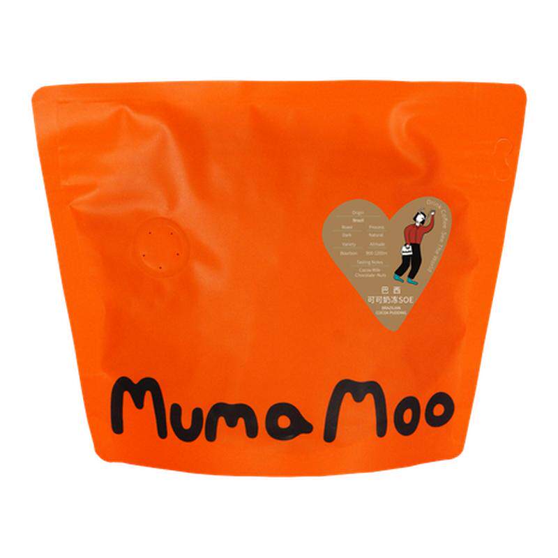 牛小咖MUMAMOO可可奶冻SOE咖啡豆粉巴西波旁精品手冲100g