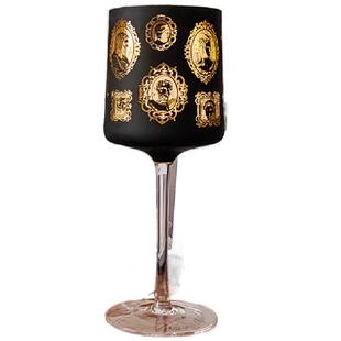 LIVETAI创意相框红酒葡萄酒玻璃杯 高颜值复古风洋酒杯高脚香槟杯