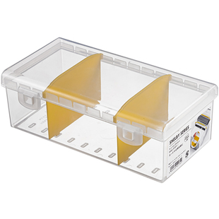 日本进口小卡专用收纳盒桌面卡牌卡片分格拍立得电池文具整理神器