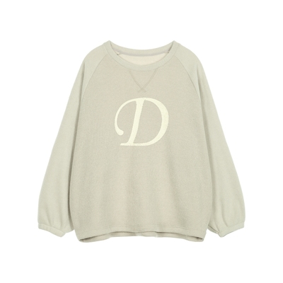 韩国设计师小众印花长袖T恤卫衣