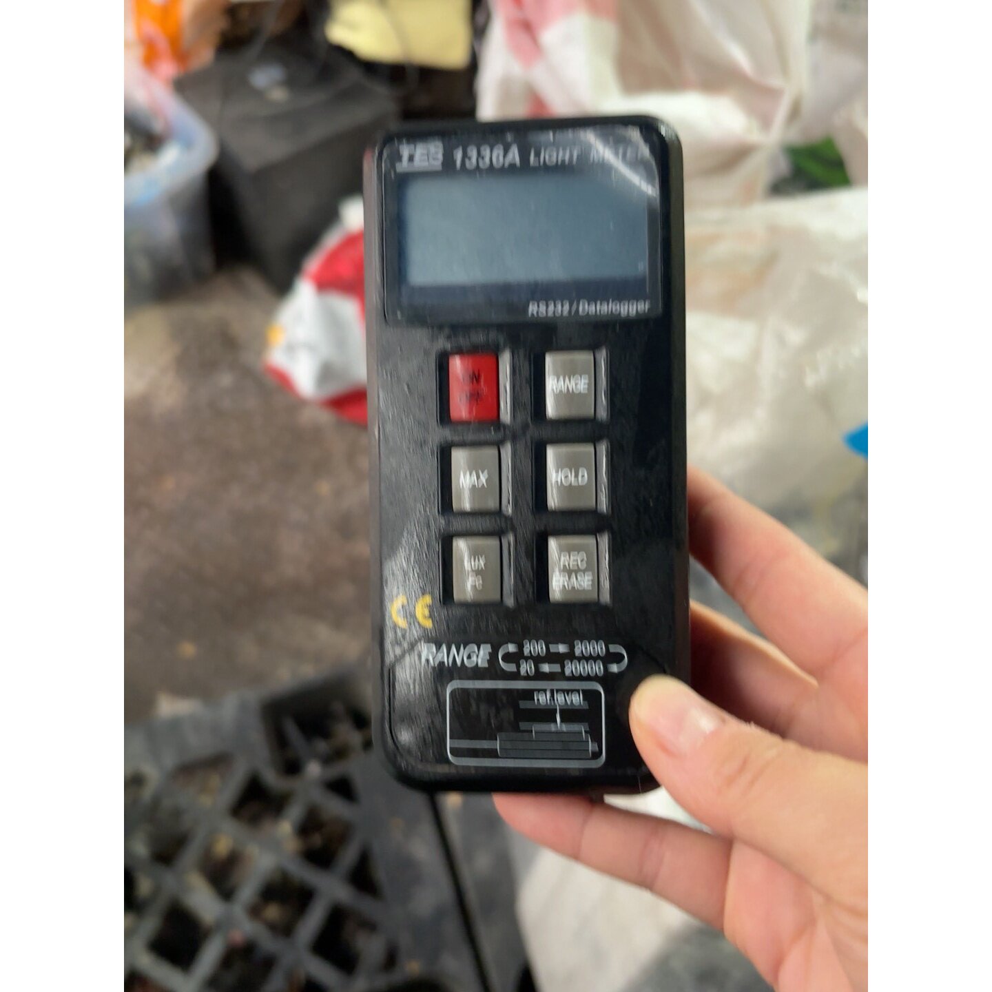 议价-tes1336a照度计,线被剪,当配件处理