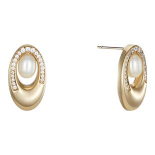 Riotlily艾特里里致简之约925银珍珠耳环高级感时尚新年女款