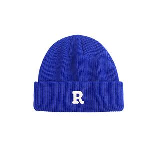 克莱因蓝帽子针织帽毛线帽男女冬季ins蓝色显白冷帽潮牌显脸小