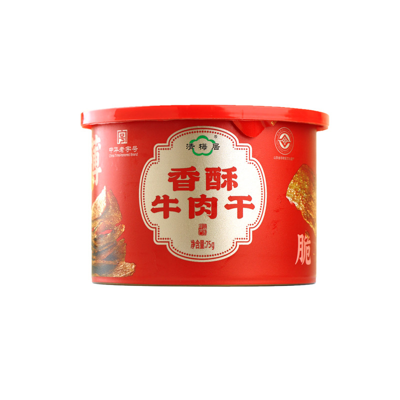 清梅居酥脆香酥牛肉干山东特产