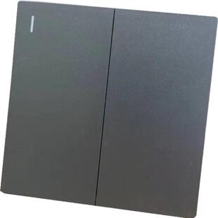 深思灰色86型墙壁开关面板USB插座一开多控五孔双控多孔家用