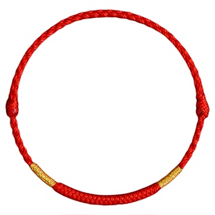 普陀山金刚结红绳手链女款2026马年本命年犯太符红手绳男编织脚链