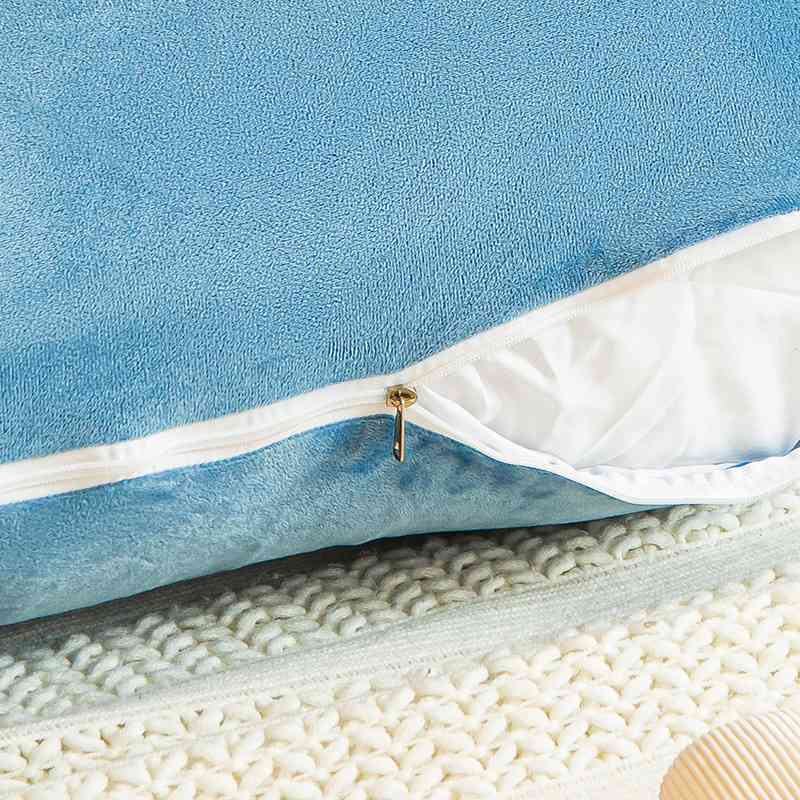 天蓝榻榻米床头靠垫网红拆洗床上风卧室北欧双人靠背包可靠枕大软