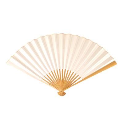 水磨玉竹宣纸折扇文玩绘画文玩扇