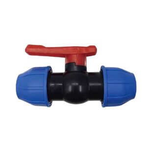 球阀PE快速连接温室大棚喷滴灌免热熔主管材配件开关调节活接阀门